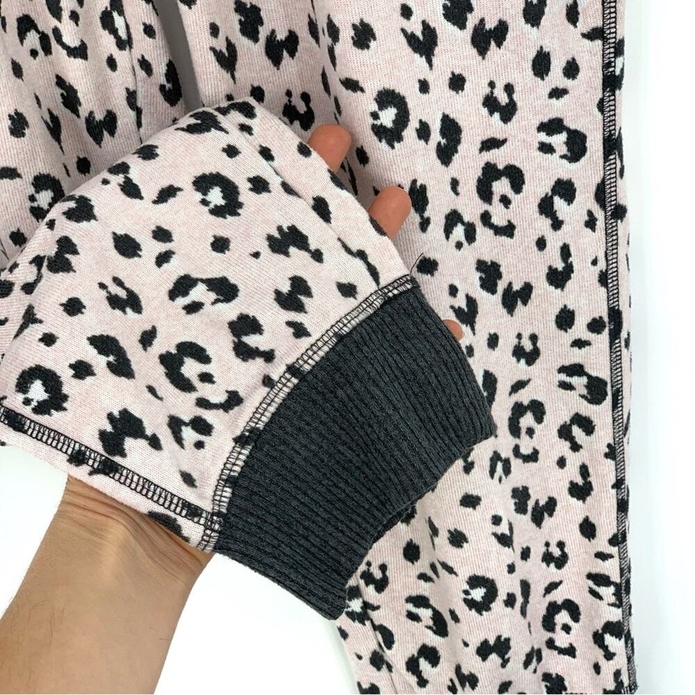 KAREN NEUBURGER Live Love Lounge Pajama Set Pink Leopard S - Picture 9 of 10